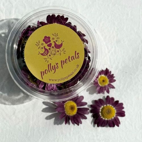 Edible Flowers - Freeze Dried Purple Daisy (Biden) - Certified Food Grade - Image 5